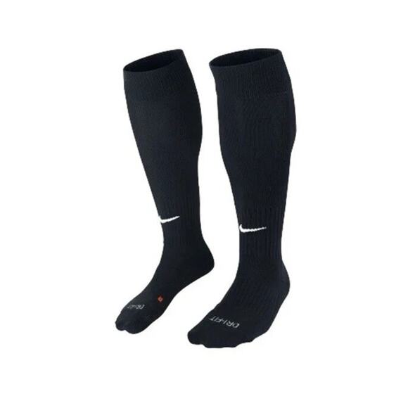6 Pack - Nike Dri-FIT Classic OTC Knee High Socks Small Black 3Y-5Y / 4-6 Women - Picture 1 of 4